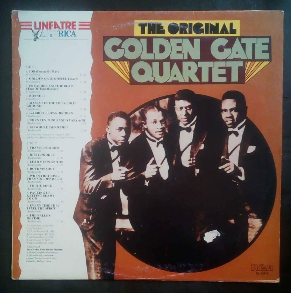 The Golden Gate Quartet – The Original Golden Gate Quartet LP Record The Golden Gate Quartet – The Original Golden Gate Quartet LP Record
