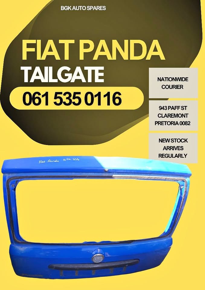 Fiat panda tailgate Call - Private Seller Fiat panda tailgate Call - Private Seller