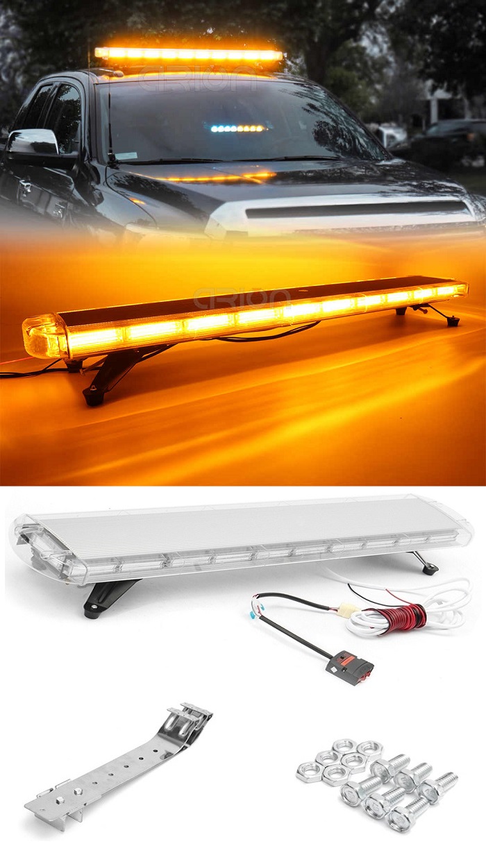 LED Strobe Flash Lights in Orange / Amber for Vehicle Roof Tops. Brand New  Items