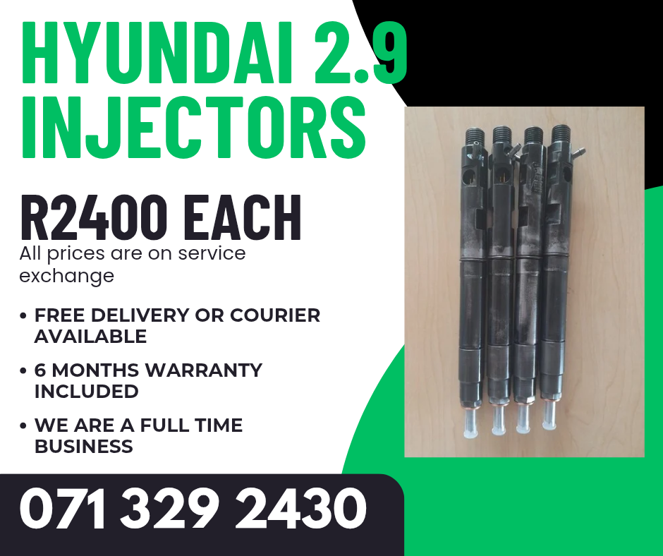 HYUNDAI TERRACAN 2.9 INJECTORS FOR SALE WITH WARRANTY - Private Seller HYUNDAI TERRACAN 2.9 INJECTORS FOR SALE WITH WARRANTY - Private Seller