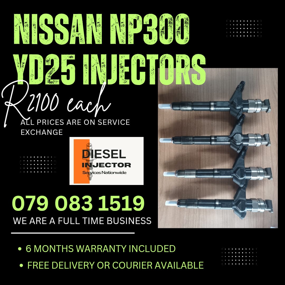 NISSAN NP300 YD25 INJECTORS FOR SALE WITH WARRANTY - Private Seller NISSAN NP300 YD25 INJECTORS FOR SALE WITH WARRANTY - Private Seller