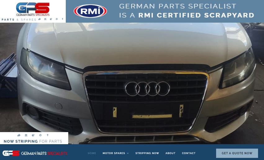 Audi A4 B8 2008 used silver front bumper for sale - Private Seller