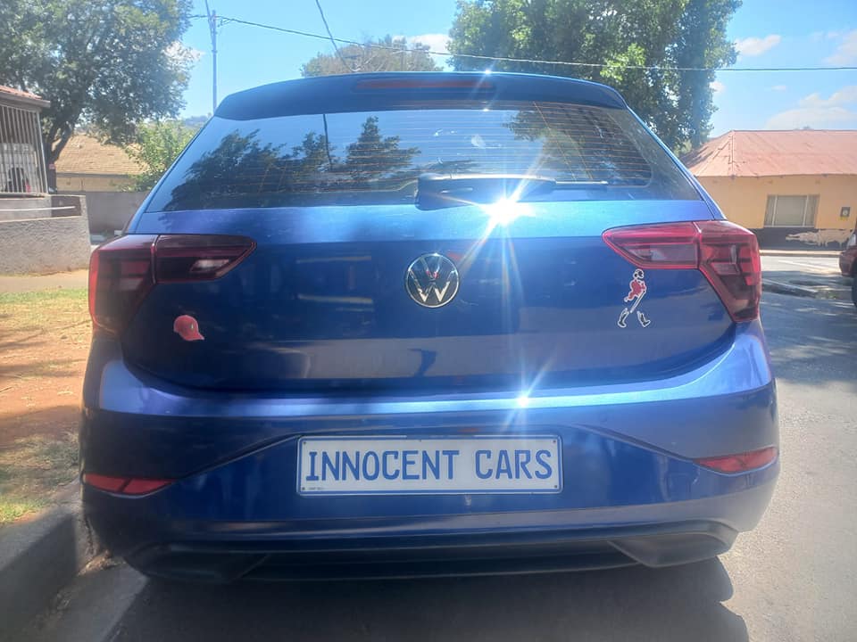 2023 VW POLO 8 TSI 1.0 PETROL, AUTOMATIC, BLUE COLOR, MILEAGE 70000KMS. SUNROOF SB