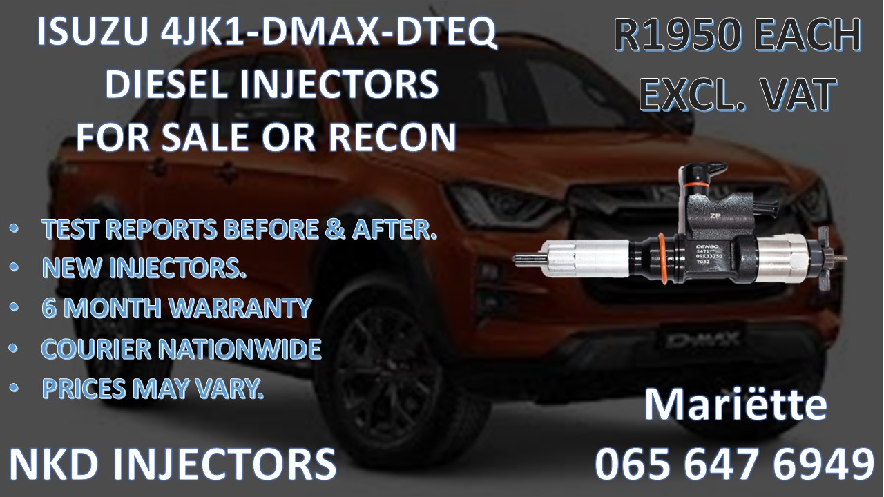 Trusted Diesel Injector Supplier ISUZU 4KJ1 DMAX DTEQ - Private Seller Trusted Diesel Injector Supplier ISUZU 4KJ1 DMAX DTEQ - Private Seller