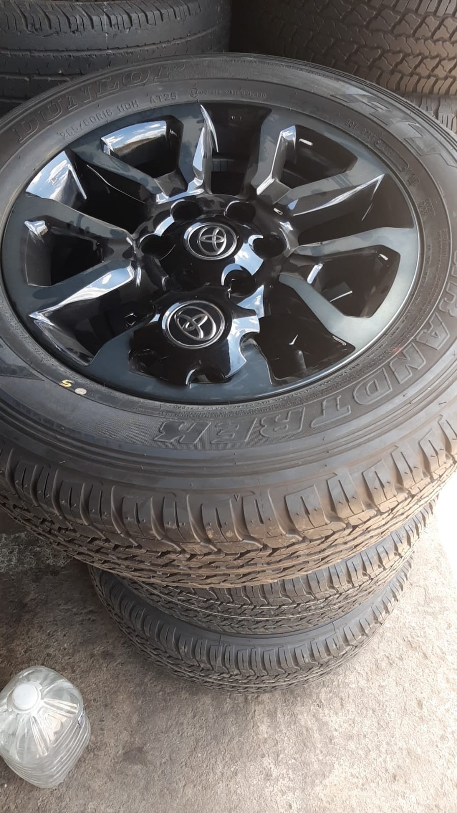 18" Toyota Legend 50 RS original mags with 265/60/18 Dunlop Grandtreck A/T set - Private Seller 18" Toyota Legend 50 RS original mags with 265/60/18 Dunlop Grandtreck A/T set - Private Seller