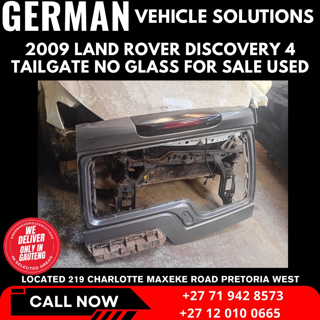 2009 Land Rover Discovery 4 tailgate no glass for sale used - Private Seller 2009 Land Rover Discovery 4 tailgate no glass for sale used - Private Seller