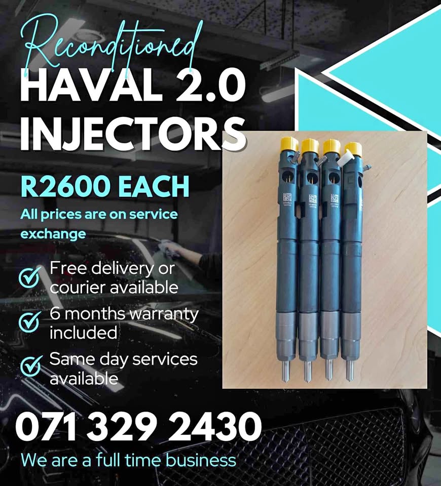 HAVAL 2.0 INJECTORS FOR SALE WITH WARRANTY
