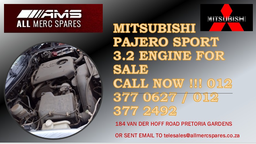 Used Mitsubishi Pajero Sport 3.2 Engine for sale - Private Seller Used Mitsubishi Pajero Sport 3.2 Engine for sale - Private Seller