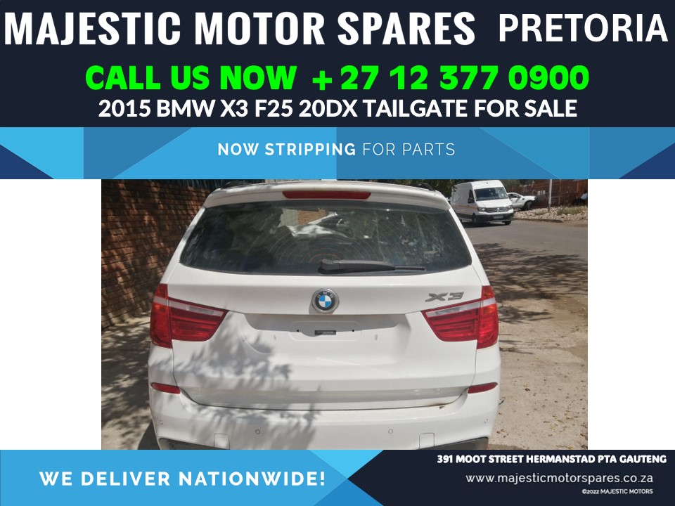 Bmw X3 F25 20dx tailgate for sale - Private Seller
