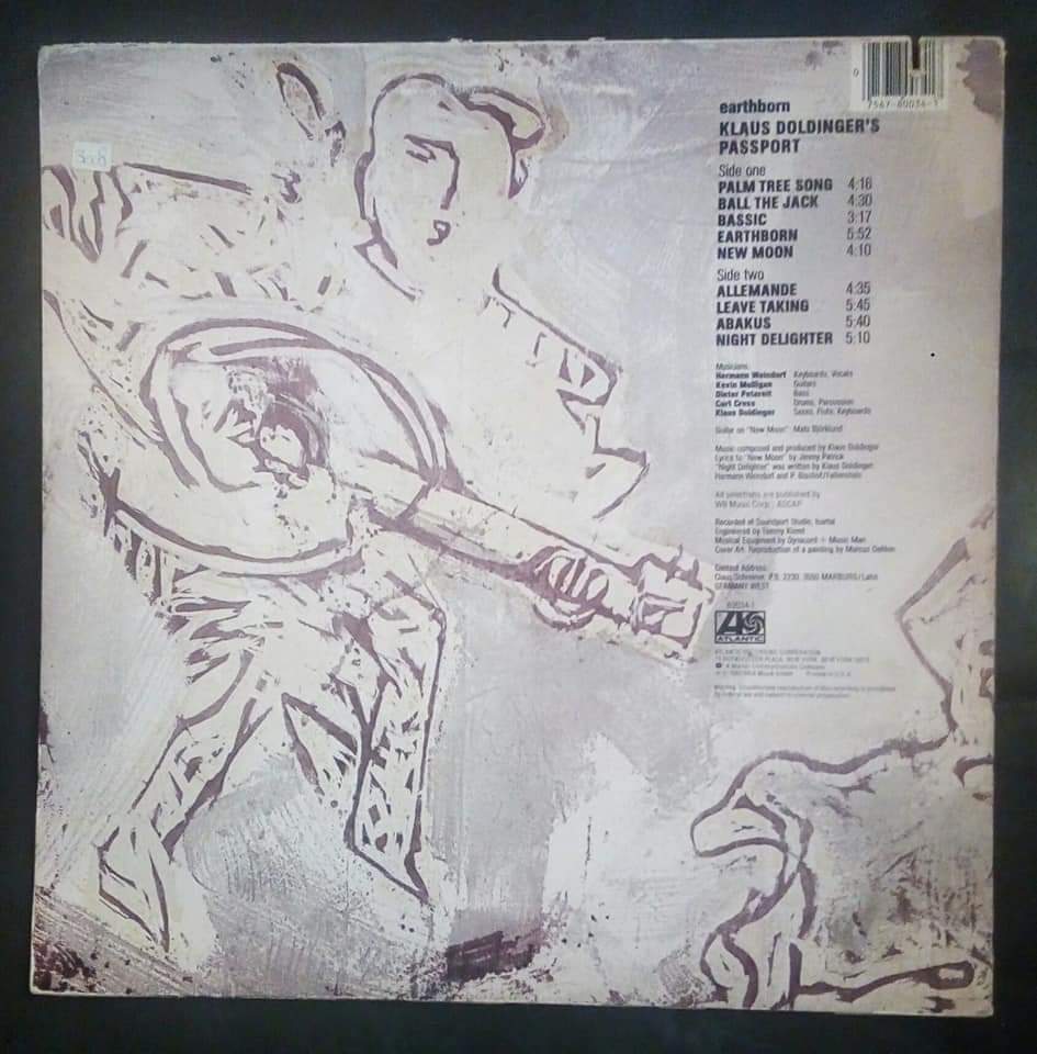 Passport - Earthborn LP Record