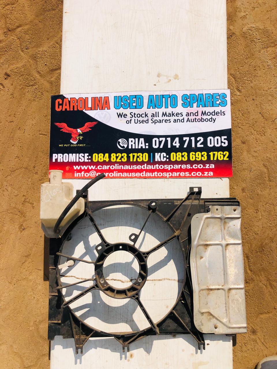 Toyota Etios radiator fan cowling with water bottle - Private Seller