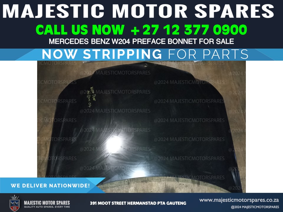 Mercedes-Benz W204 Preface Replacement Bonnet Hood for sale. (New)
