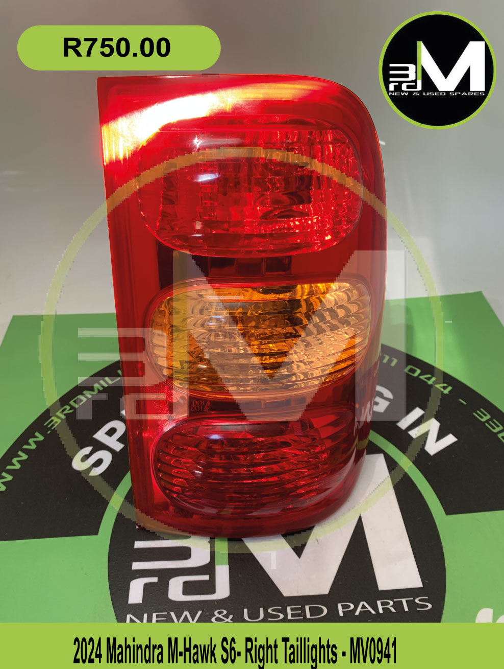 Tail lights-Tight - Mahindra M-hawk S6 - Private Seller Tail lights-Tight - Mahindra M-hawk S6 - Private Seller