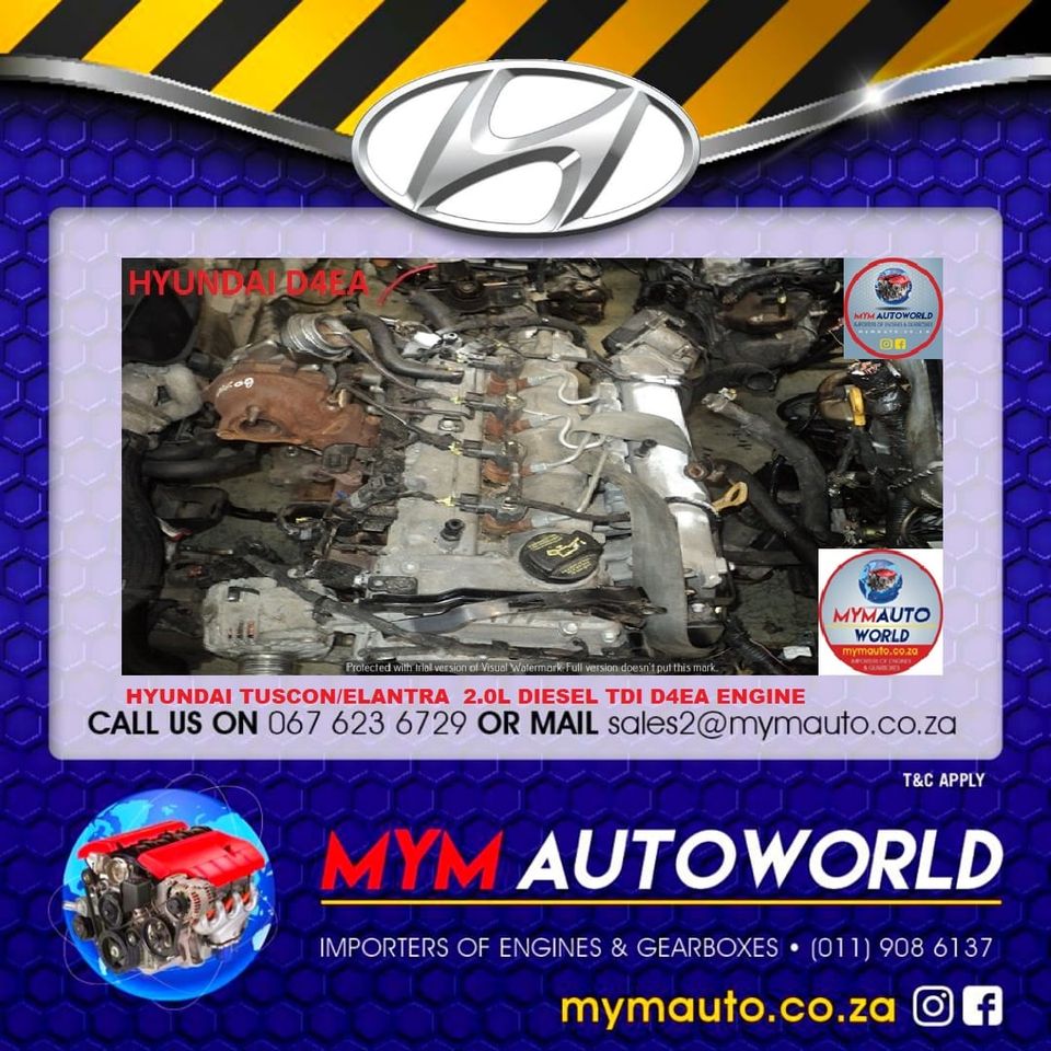 HYUNDAI TUSCON ELANTRA 2.0 DIESEL TDI D4EA ENGINE - Private Seller HYUNDAI TUSCON ELANTRA 2.0 DIESEL TDI D4EA ENGINE - Private Seller