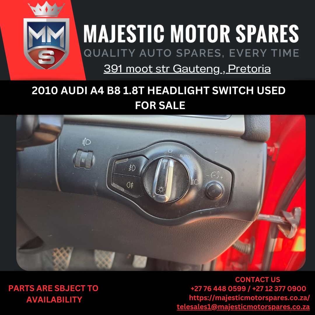2010 Audi A4 B8 1.8T Headlight switch - Private Seller 2010 Audi A4 B8 1.8T Headlight switch - Private Seller