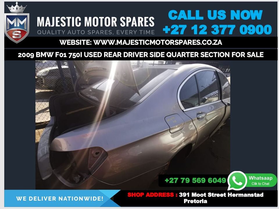 2009 Bmw 750i f01 rear quarter section for sale
