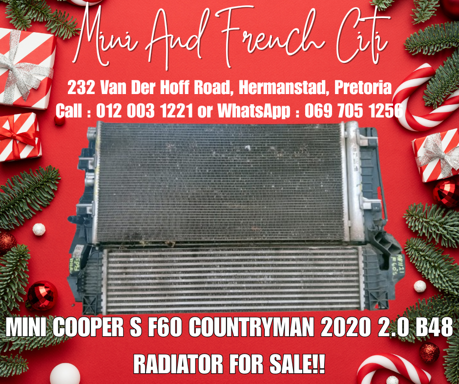 Mini Cooper S F60 2020 Countryman 2.0 B48 Radiator For Sale - Private Seller Mini Cooper S F60 2020 Countryman 2.0 B48 Radiator For Sale - Private Seller