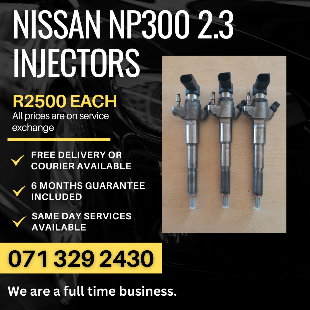 NISSAN NP300 2.3 DIESEL INJECTORS FOR SALE WITH WARRANTY - Private Seller
