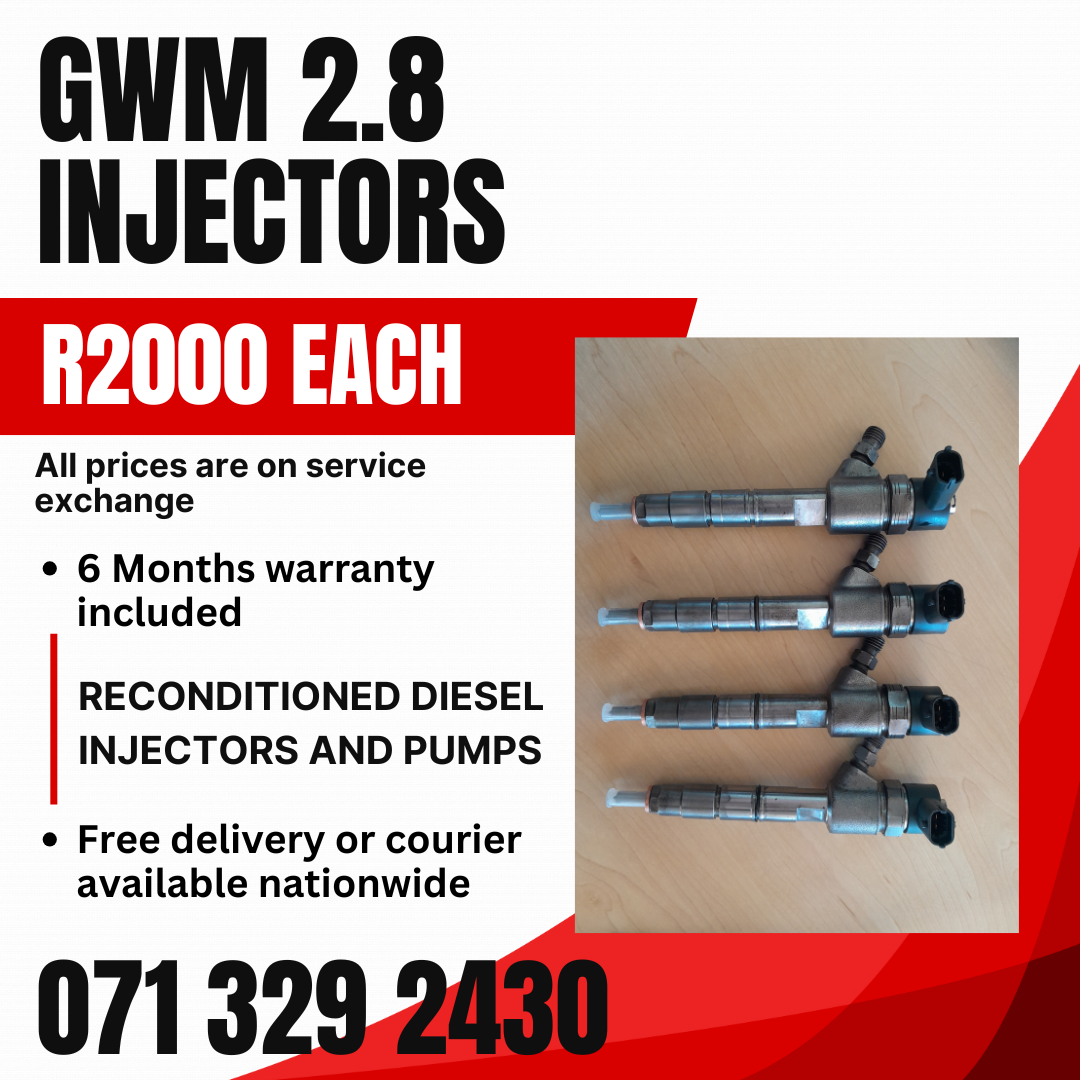 GWM 2.8 INJECTORS FOR SALE WITH WARRANTY - Private Seller GWM 2.8 INJECTORS FOR SALE WITH WARRANTY - Private Seller