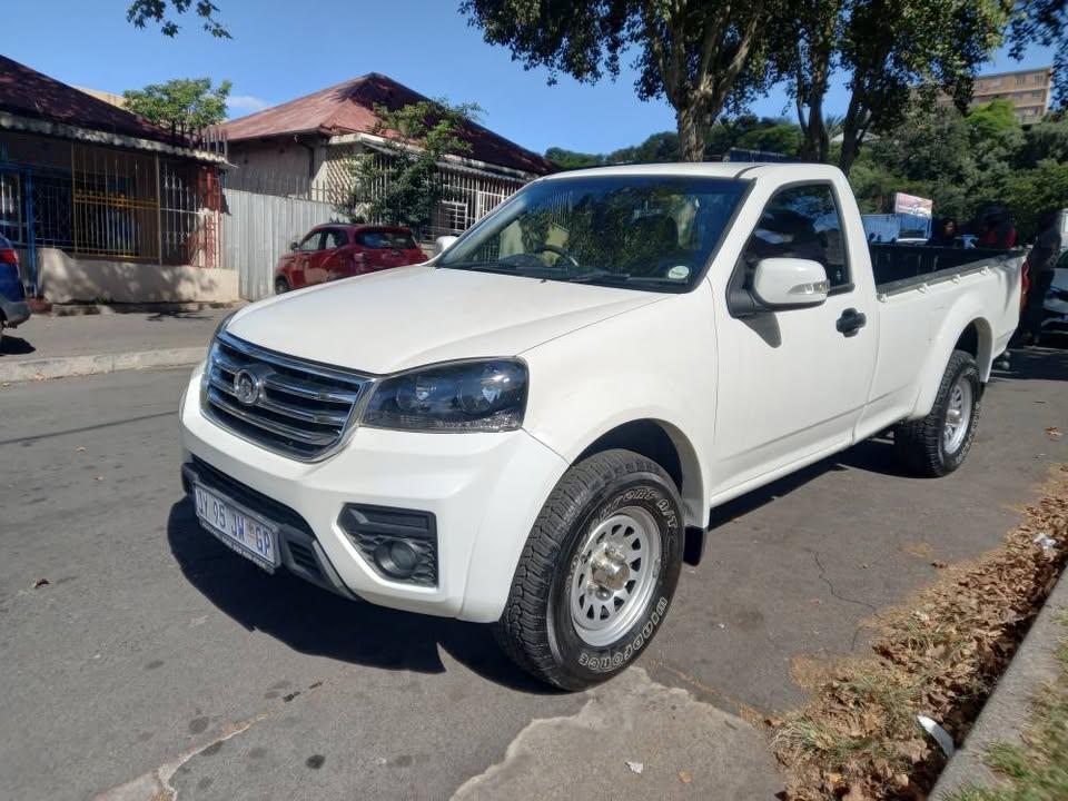 2021 GWM STEED 5 SINGLE CAB 2.0 DIESEL, MANUAL TRANSMISSION, WHITE COLOR