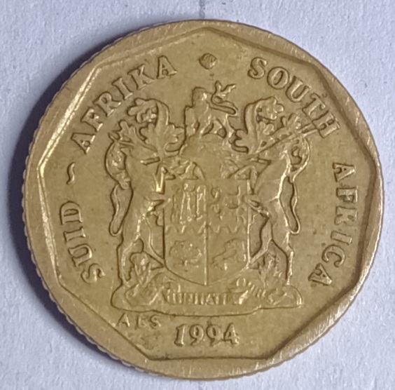 South African 10c 1994 KM135 proof coin for sale
