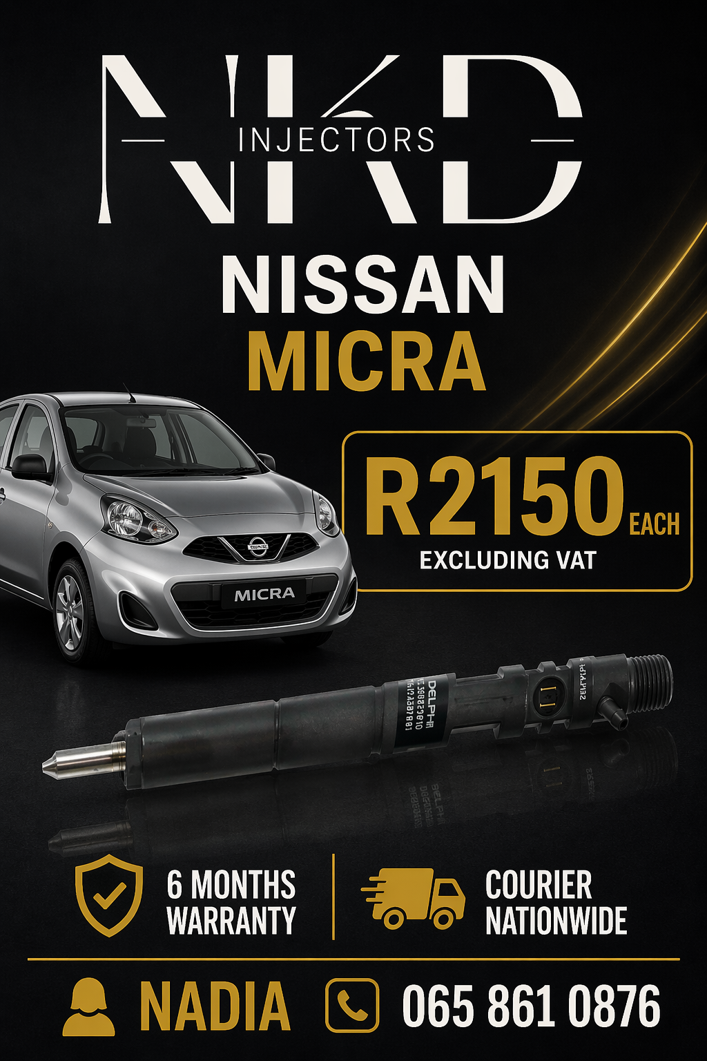 RECONDITIONED DIESEL INJECTORS FOR SALE FOR NISSAN MICRA 1.5 - Private Seller RECONDITIONED DIESEL INJECTORS FOR SALE FOR NISSAN MICRA 1.5 - Private Seller