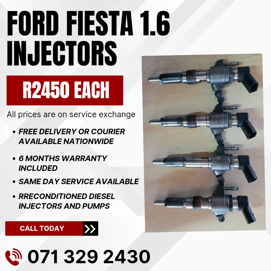 FORD FIESTA 1.6 INJECTORS FOR SALE WITH WARRANTY - Private Seller FORD FIESTA 1.6 INJECTORS FOR SALE WITH WARRANTY - Private Seller