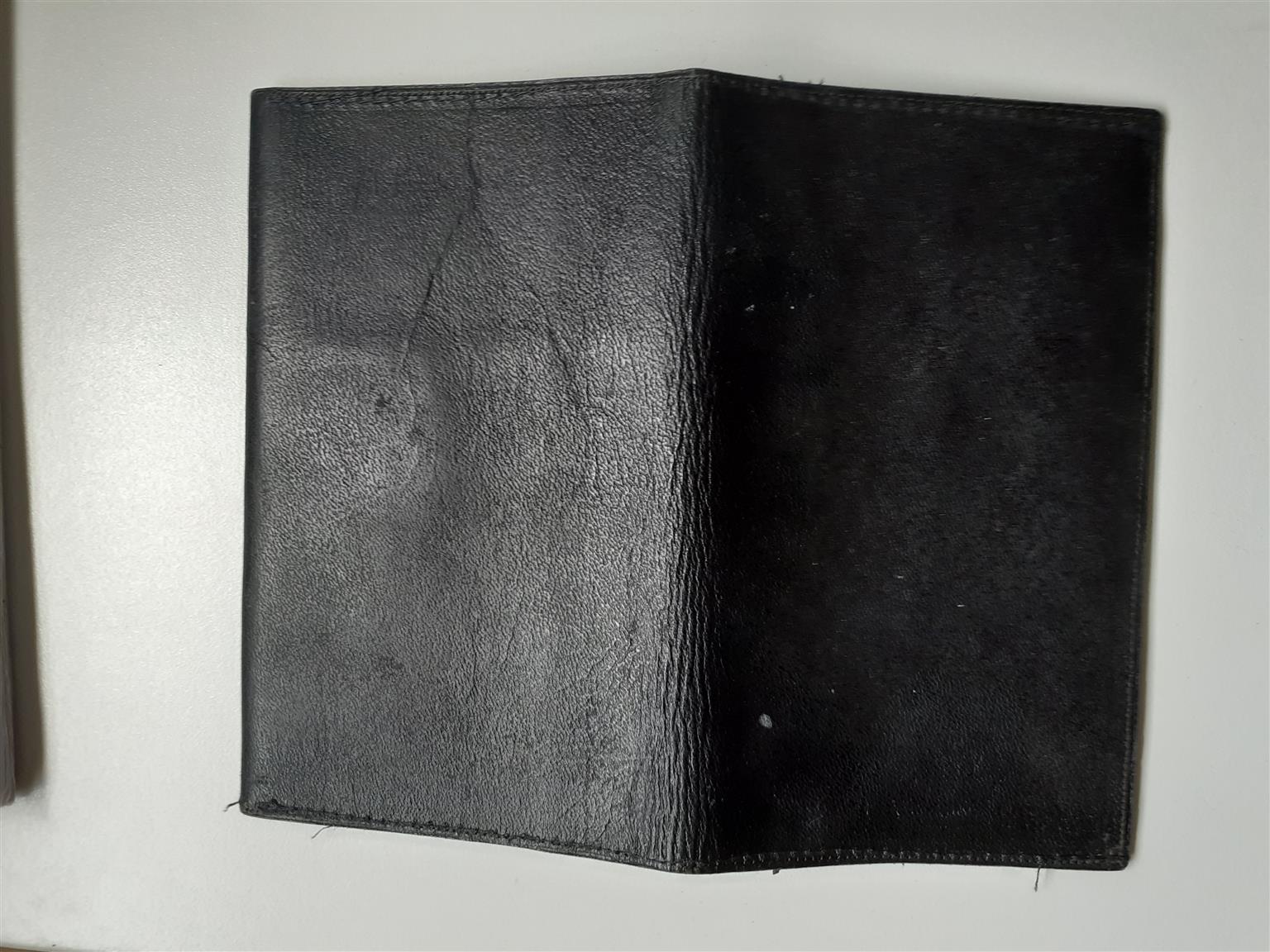 Antique Moroco Black leather Purse
