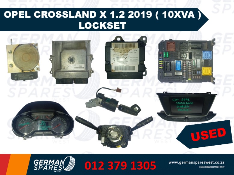 OPEL CROSSLAND X 1.2 2019 ( 10XVA ) LOCKSET FOR SALE - Private Seller OPEL CROSSLAND X 1.2 2019 ( 10XVA ) LOCKSET FOR SALE - Private Seller