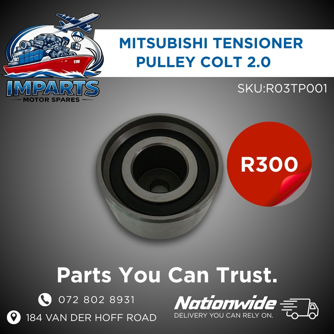 MITSUBISHI COLT 2.0 TENSIONER PULLEY - Private Seller MITSUBISHI COLT 2.0 TENSIONER PULLEY - Private Seller