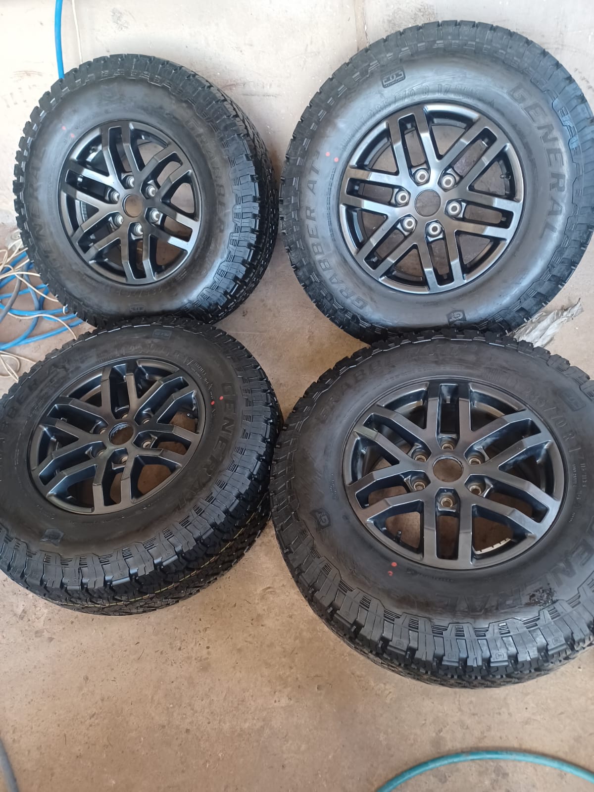 17inch Ford Raptor original mags with brand nes 285/70/17 General Grabber AT3 se - Private Seller 17inch Ford Raptor original mags with brand nes 285/70/17 General Grabber AT3 se - Private Seller