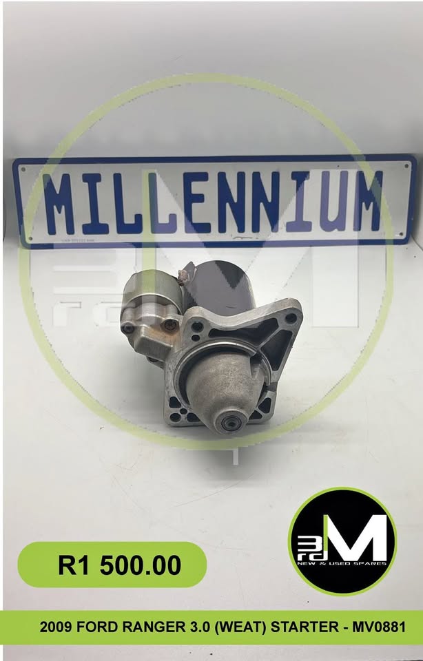 2009 FORD RANGER 3.0 (WEAT) STARTER - MV0881 - Private Seller 2009 FORD RANGER 3.0 (WEAT) STARTER - MV0881 - Private Seller