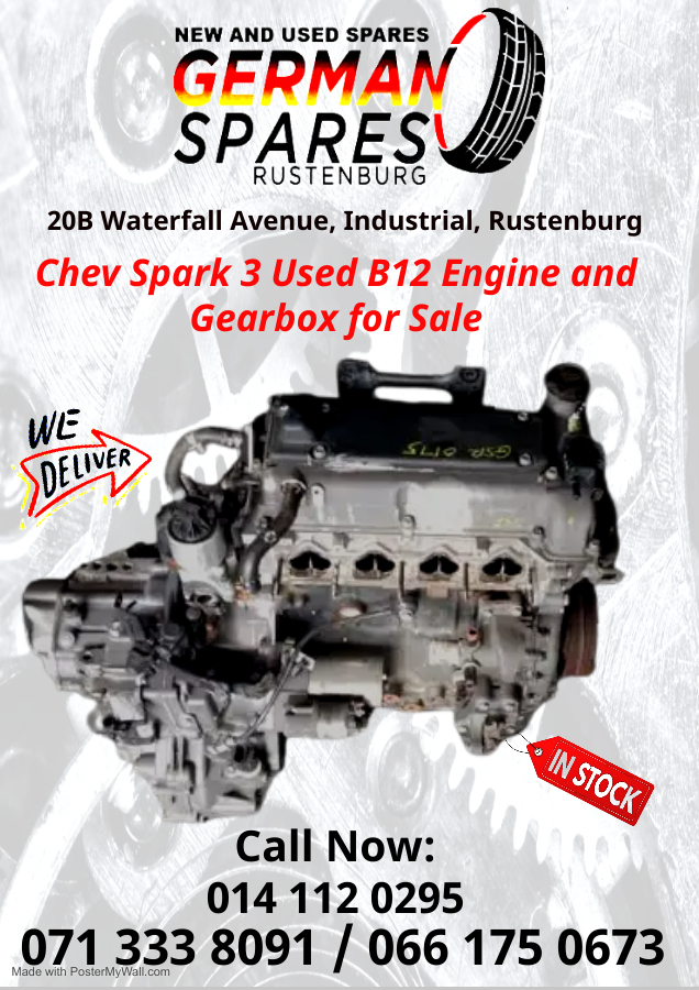 Chev Spark 3 B12 Used Engine for Sale - Private Seller