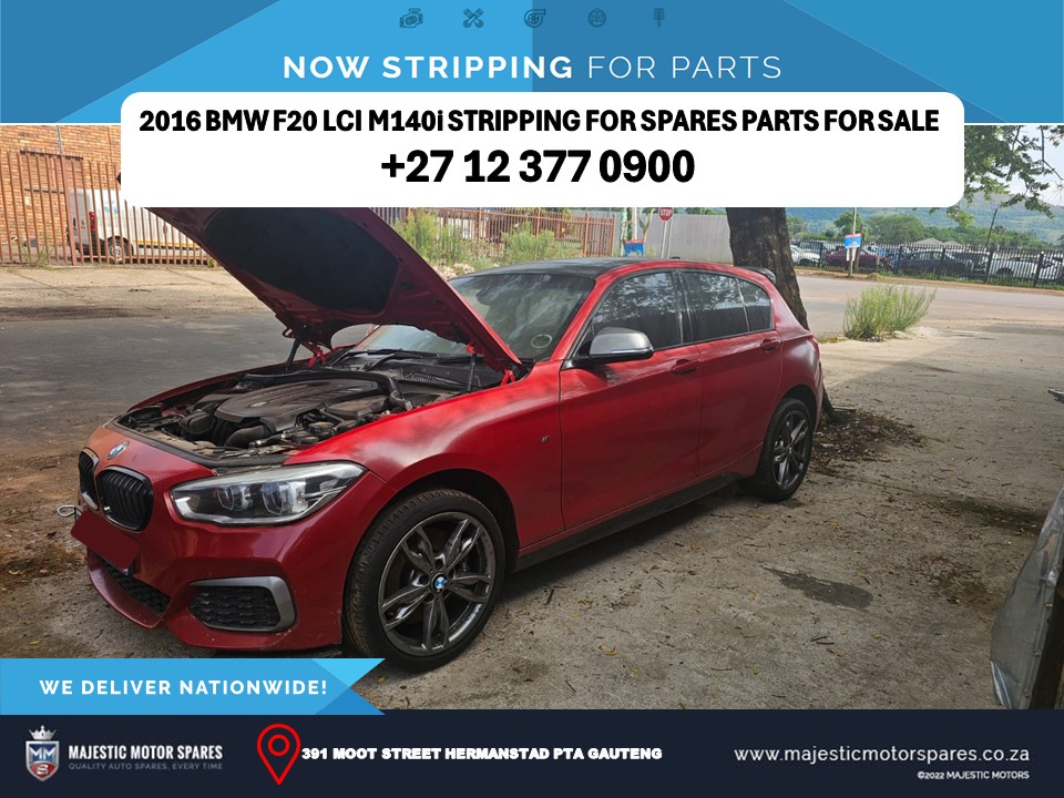 Red 2016 BMW F20 M140I Stripping for Spares