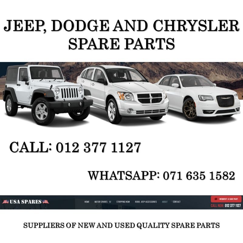 Dodge, Jeep and Chrysler Second-Hand Spares - Private Seller Dodge, Jeep and Chrysler Second-Hand Spares - Private Seller
