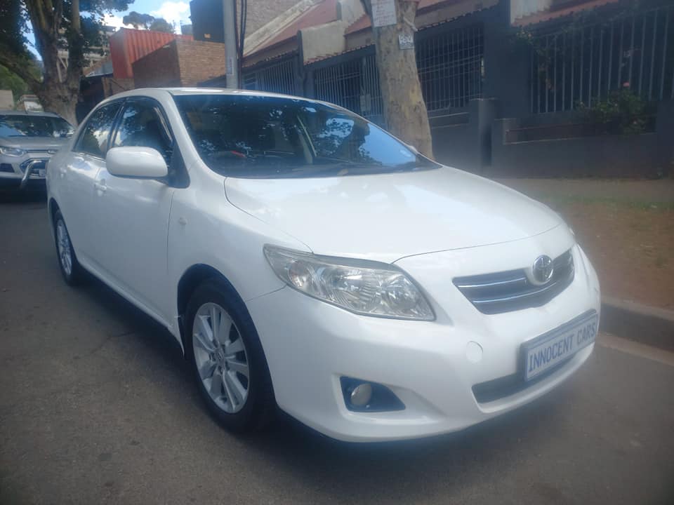 2009 TOYOTA COROLLA PROFESSIONAL 1.6 PETROL, KEYLESS, MANUAL, WHITE COLOR