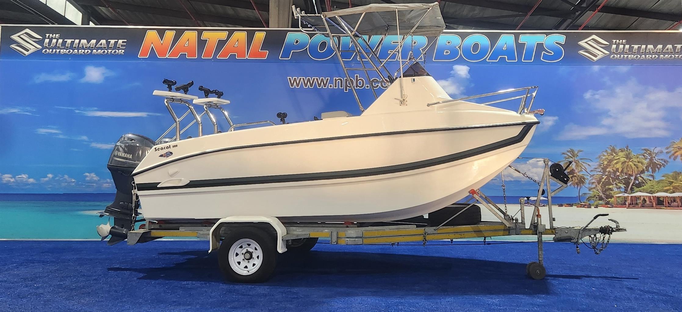 SEACAT 520 FC ON TRAILER 2 X 70 HP YAMAHA 4 STROKES 2022 MODEL 70 HOUR SEACAT 520 FC ON TRAILER 2 X 70 HP YAMAHA 4 STROKES 2022 MODEL 70 HOUR