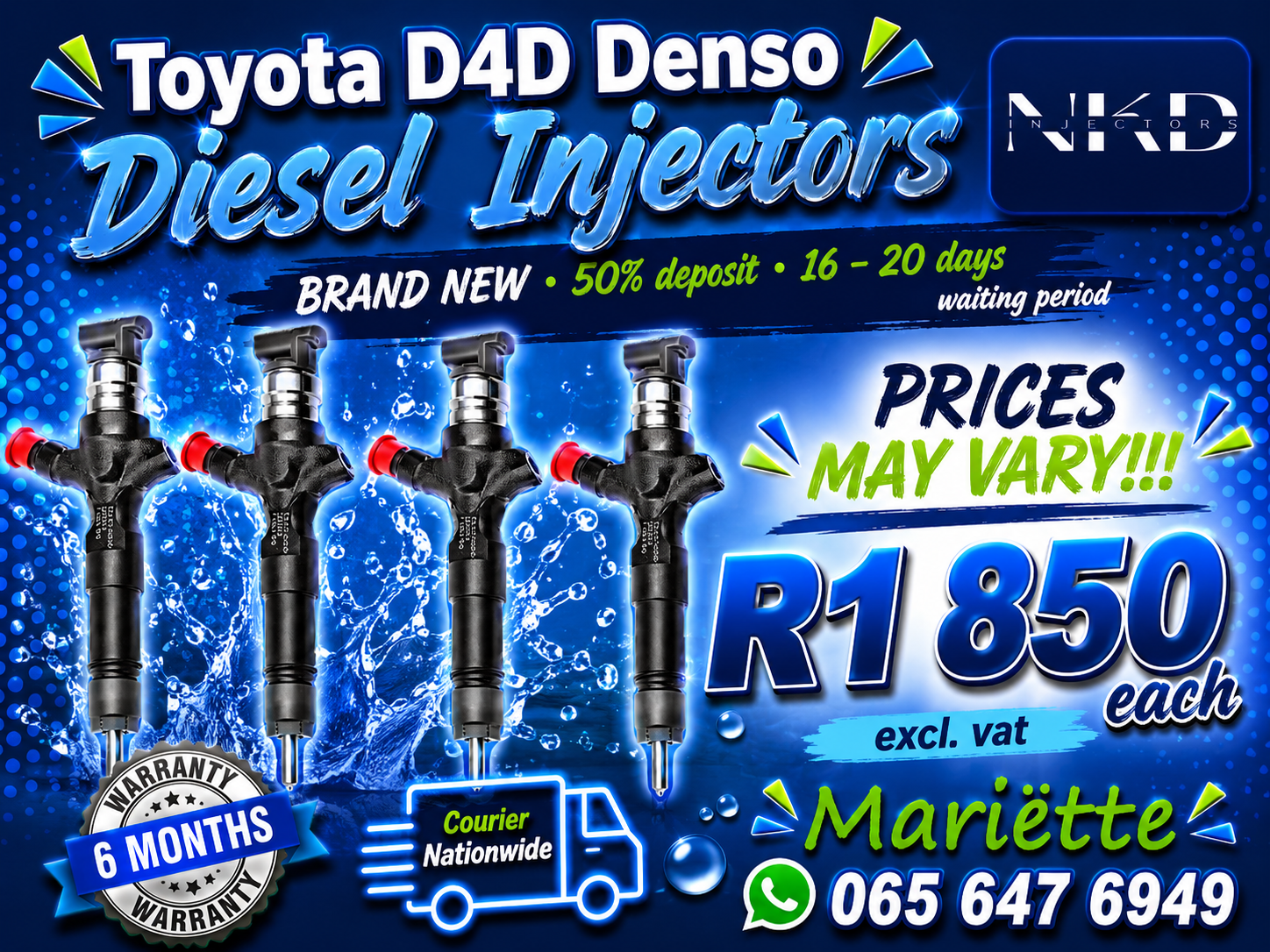 TOYOTA D4D 1KD / 2KD INJECTORS - Private Seller TOYOTA D4D 1KD / 2KD INJECTORS - Private Seller