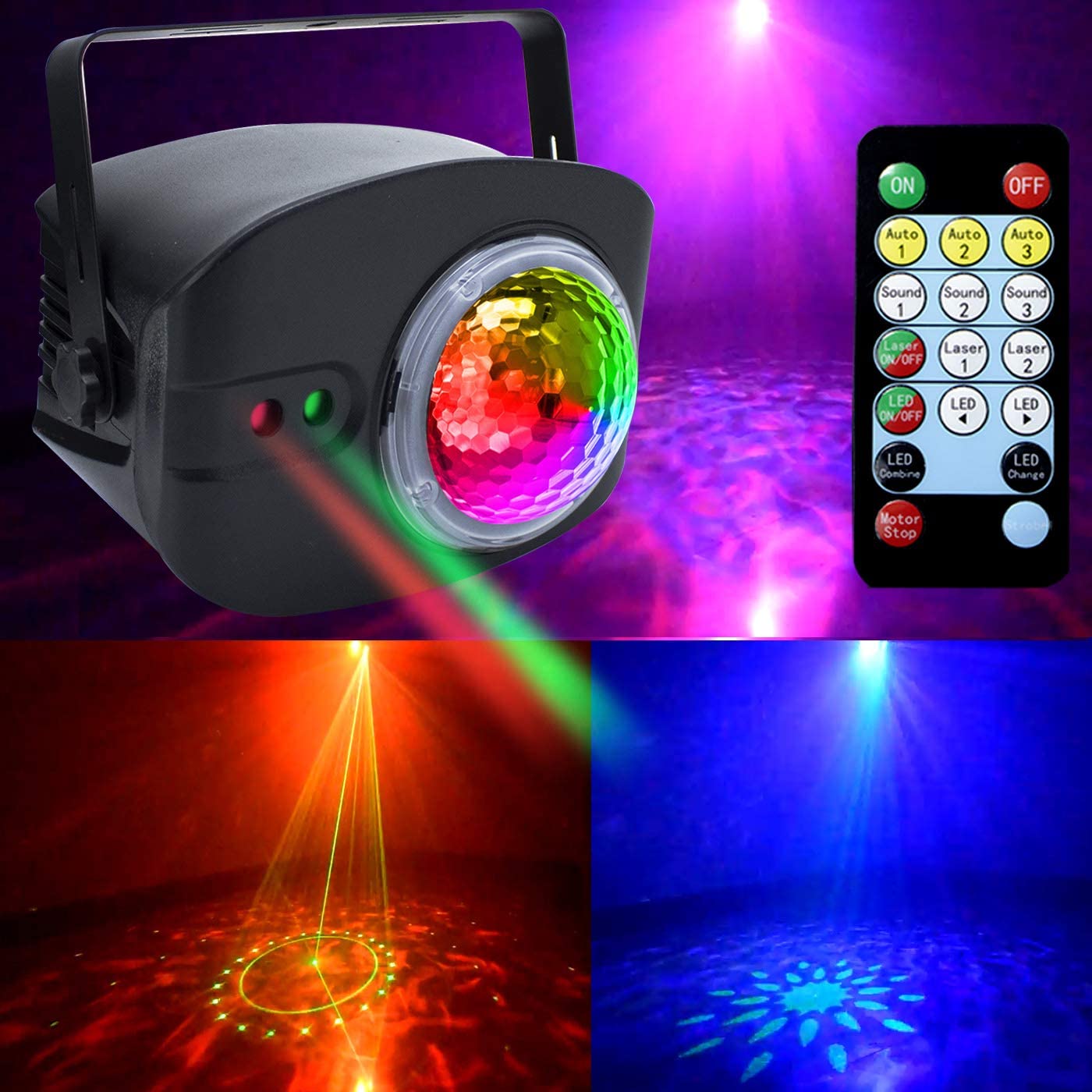 Big Professional Disco Stage DJ Party Flame Laser LED Light. Stunning Show. NEW
