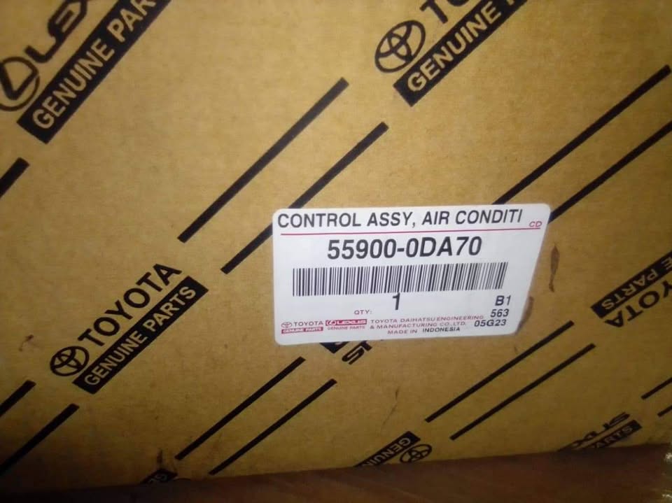 Toyota Quest / Etios Climate Control unit - Private Seller Toyota Quest / Etios Climate Control unit - Private Seller