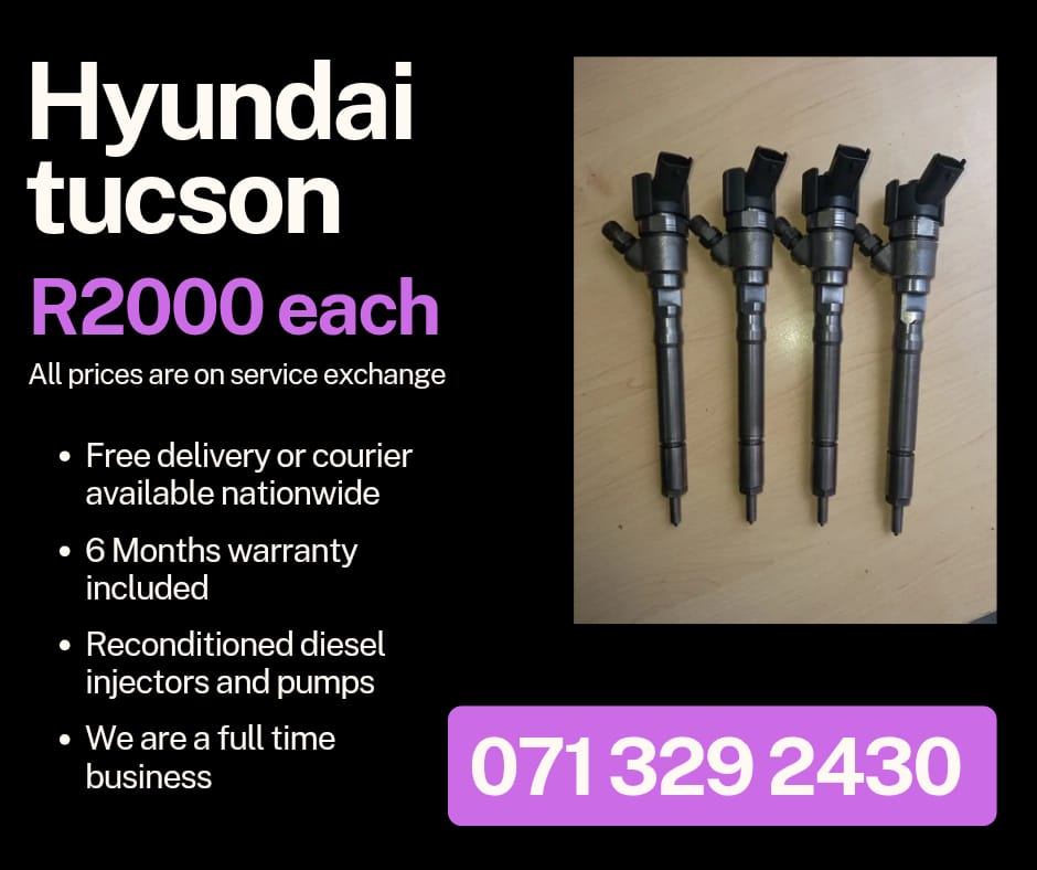 HYUNDAI TUCSON INJECTORS FOR SALE WITH WARRANTY INCLUDED - Private Seller HYUNDAI TUCSON INJECTORS FOR SALE WITH WARRANTY INCLUDED - Private Seller