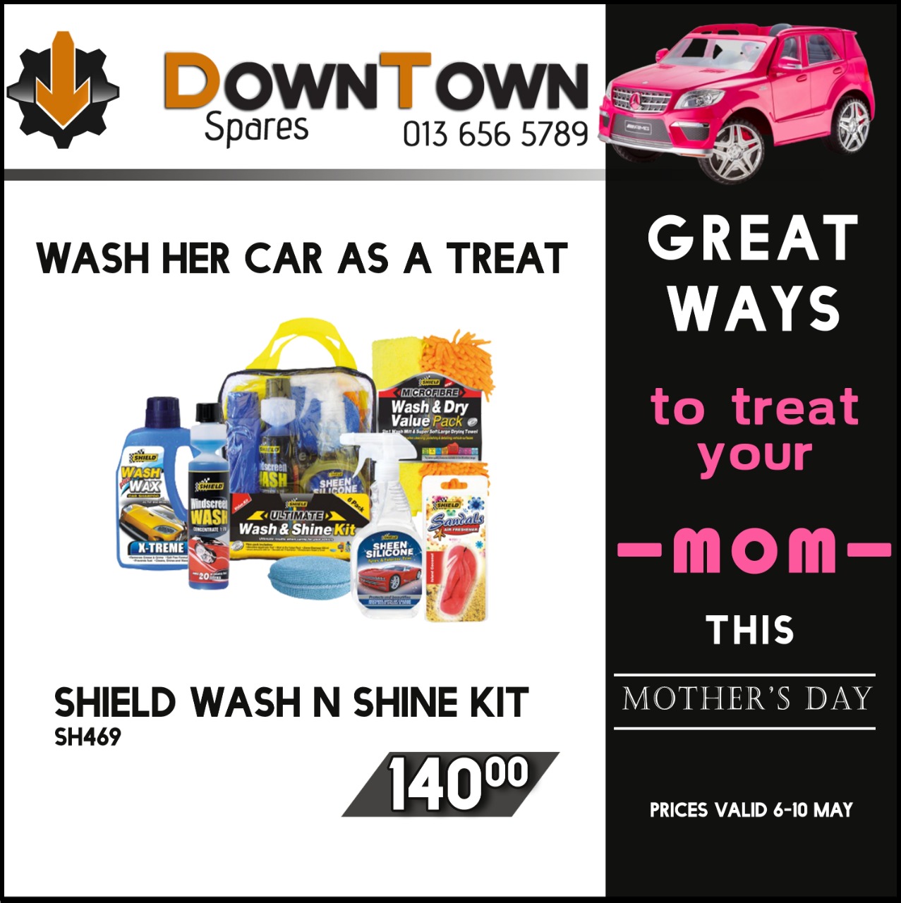 Great ways to Treat your Mom this Mother's Day at Downtown Spares!