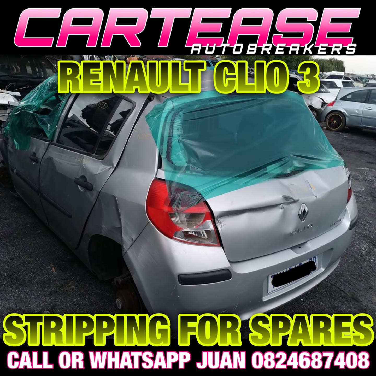 RENAULT CLIO 3 1.6LT 16V #K4M 2007 STRIPPING FOR SPARES - Private Seller