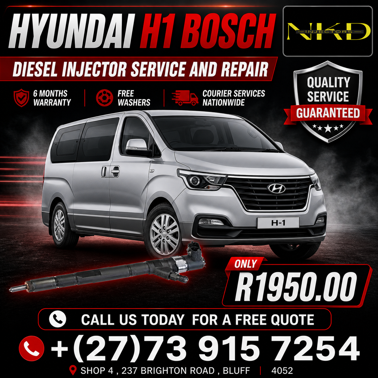 Hyundai H1 Bosch Diesel Injector - Private Seller Hyundai H1 Bosch Diesel Injector - Private Seller
