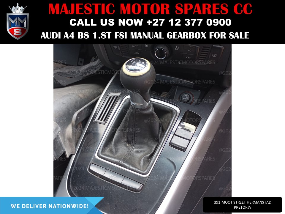 Audi A4 B8 1.8T FSI Manual Gearbox for Sale – Used