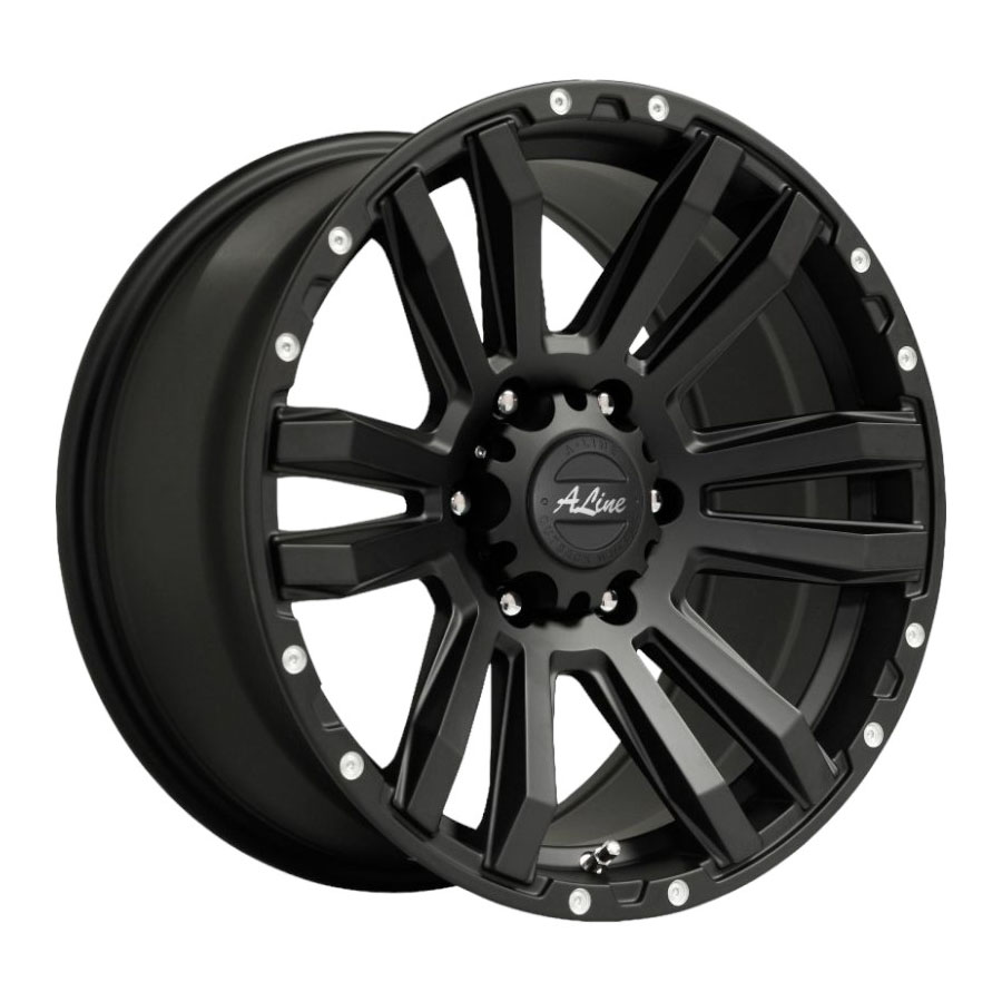 16″ A-Line Scavenger 6/114 Satin black Alloy Wheels