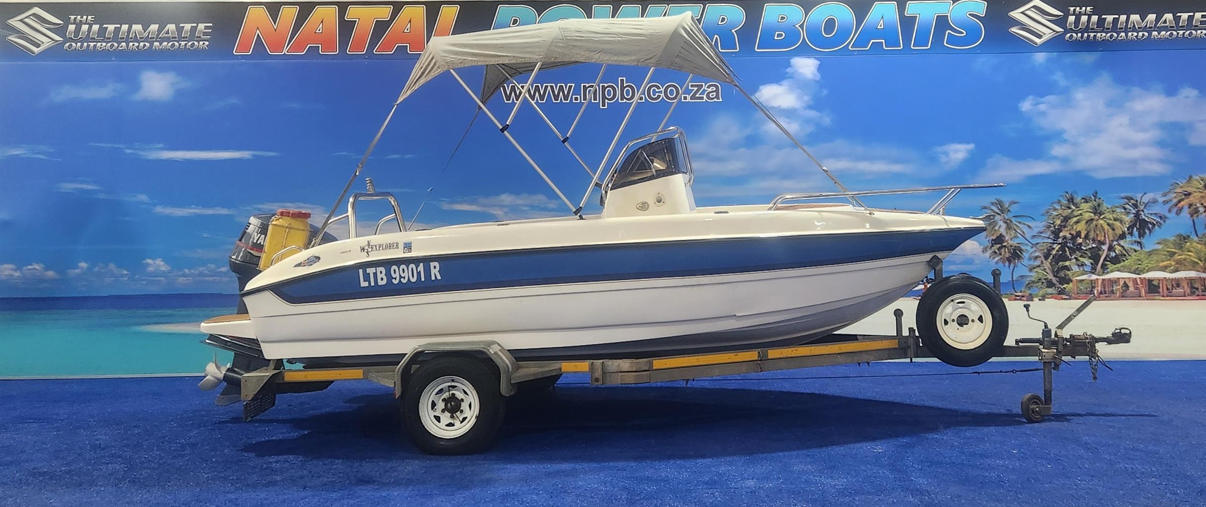 EXPLORER 510 CC ON TRAILER 2009 MODEL 141 HOUR FINANCE ARRANGED