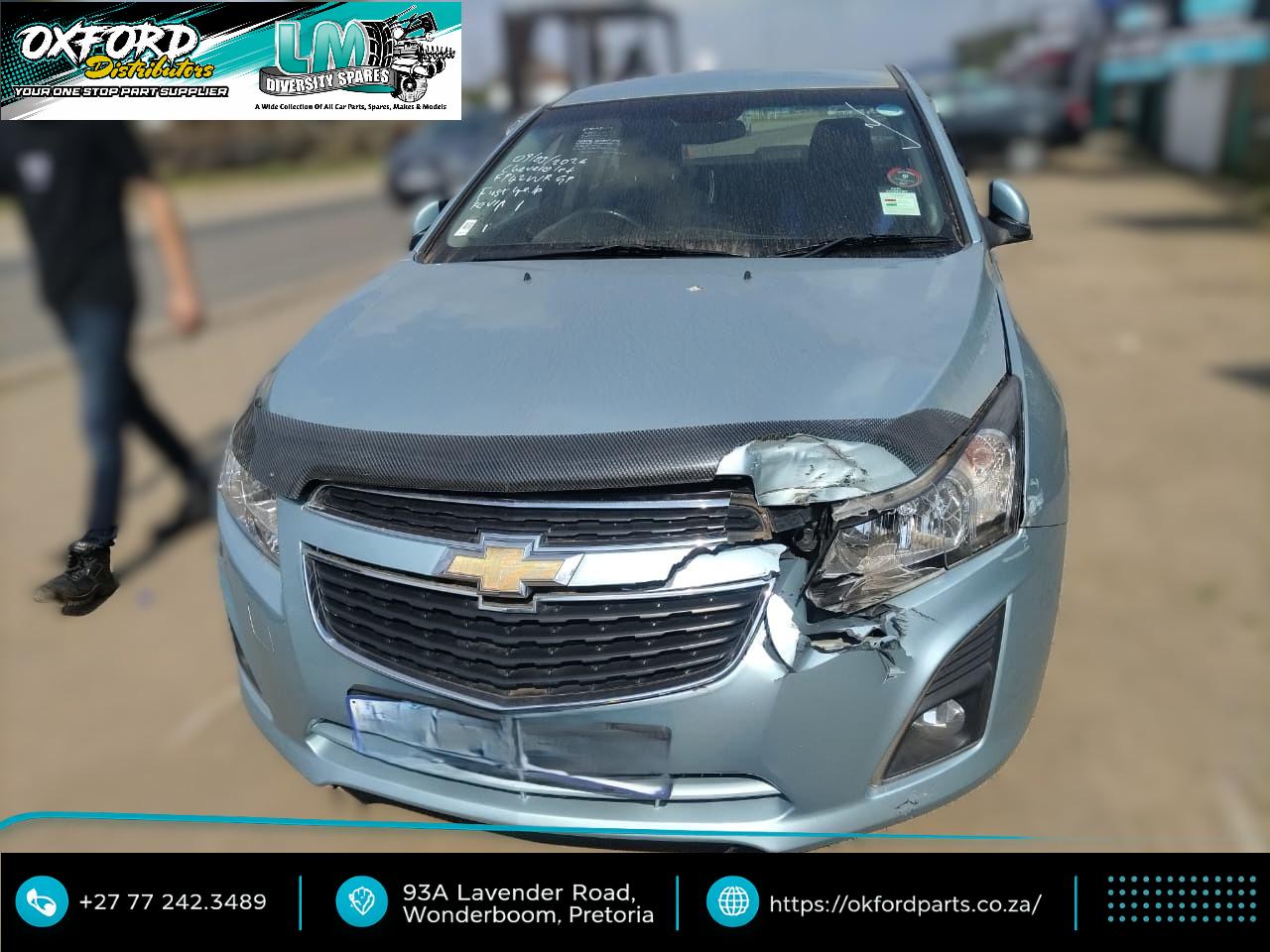 2012 Chevrolet Cruze 1.6 Stripping For Used Spares Pretoria - Private Seller 2012 Chevrolet Cruze 1.6 Stripping For Used Spares Pretoria - Private Seller