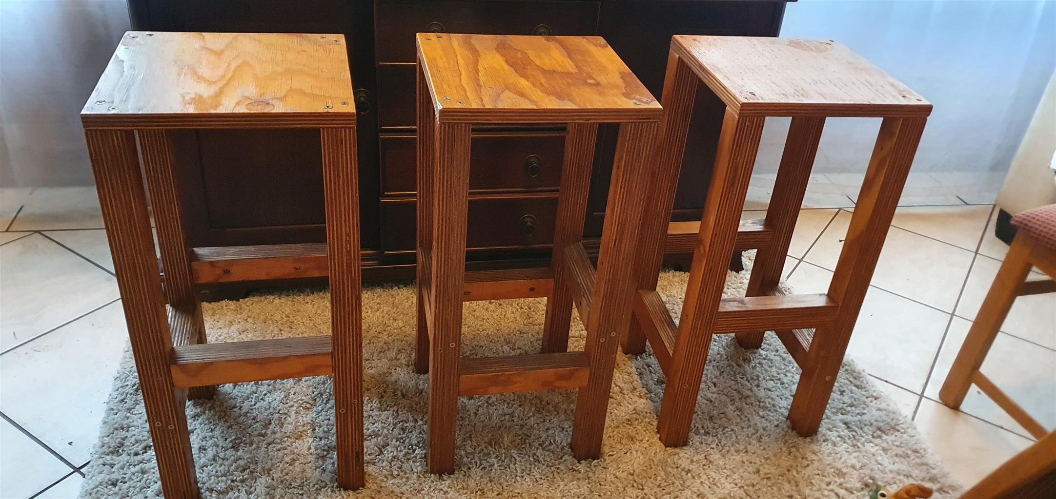Wooden bar stools Junk Mail
