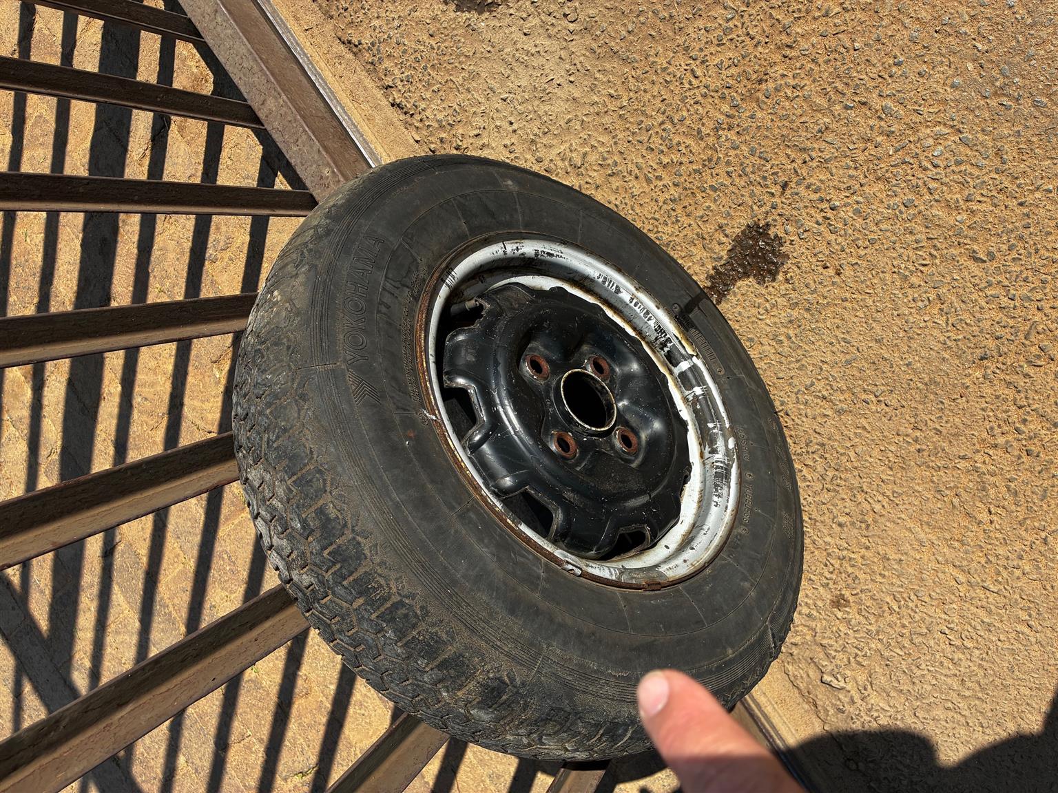 Mazda Rim & Tyre 13 " Inch - Private Seller Mazda Rim & Tyre 13 " Inch - Private Seller